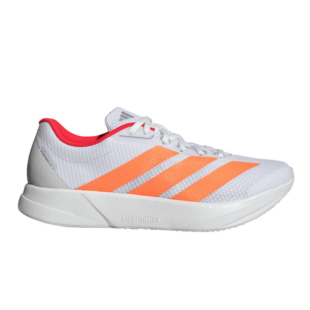 adidas Duramo RC2 Men's Running Shoes - White/Lucid Orange/Dash Grey