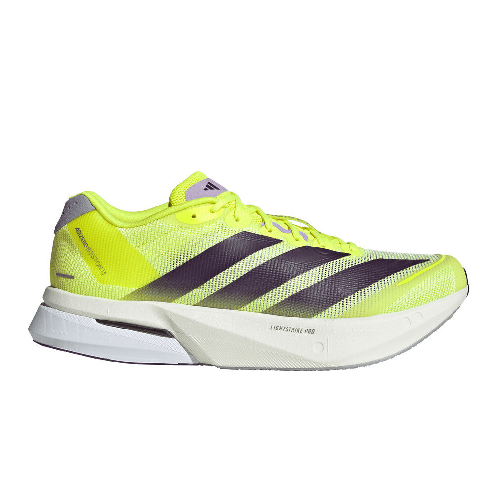 adidas Adizero Boston 13 Men's Running Shoes - Solar Yellow/Aurora Plum/Powder Plum