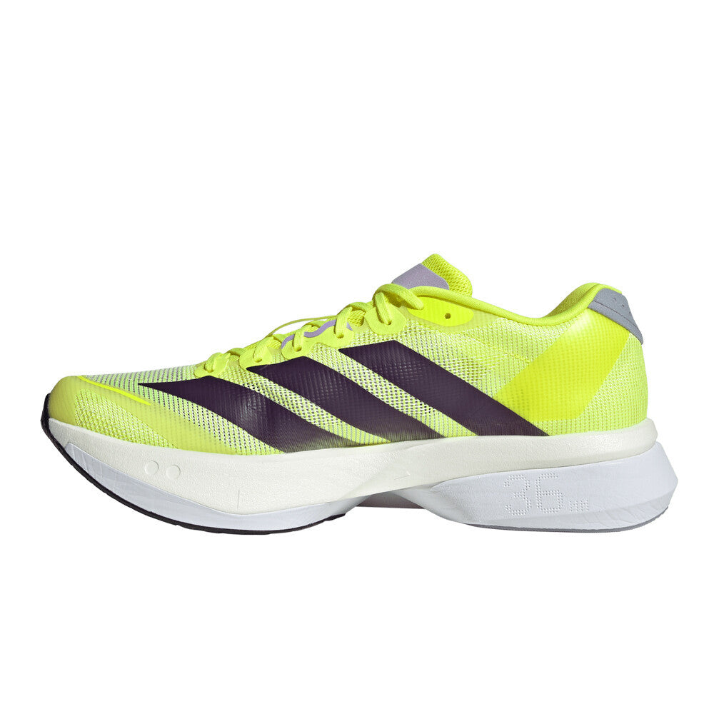 adidas Adizero Boston 13 Men's Running Shoes - Solar Yellow/Aurora Plum/Powder Plum