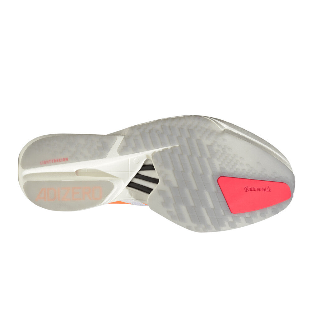 adidas Adizero Adios Pro 4 Men's Running Shoes - White/Beam Orange/Lucid Red