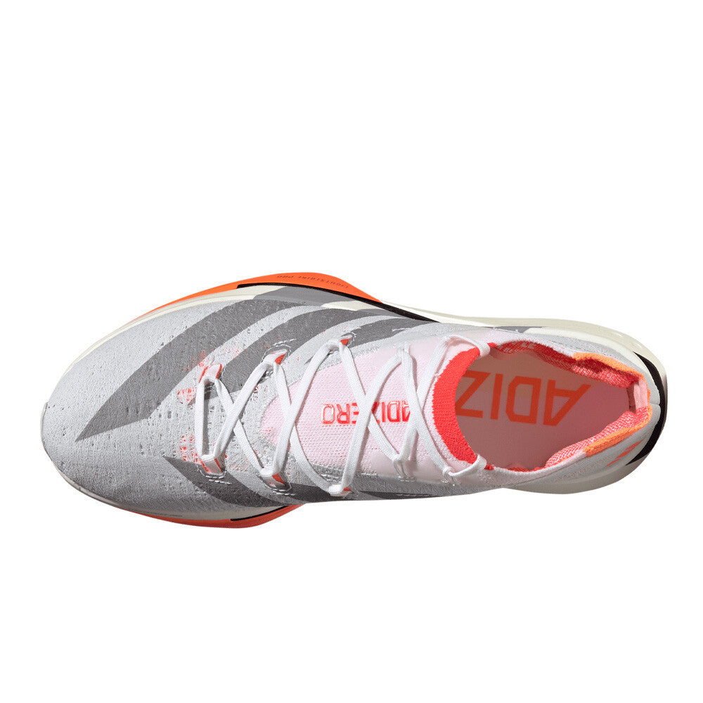 adidas Adizero Prime X3 Strung Men's Running Shoes - Cloud White/Lucid Red