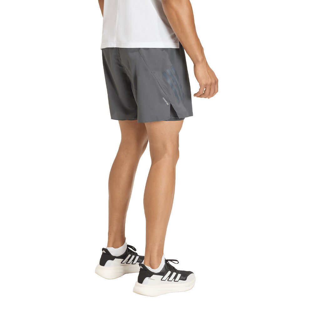adidas ADI365 Iconic 2-in-1 Men's Running Shorts - Grey Six