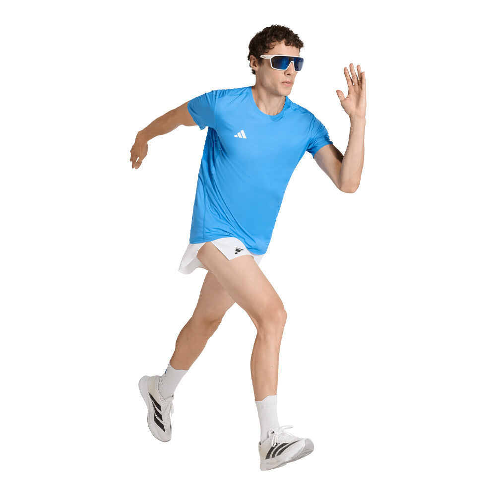 adidas Adizero Essentials Men's Running T-Shirt - Ray Blue