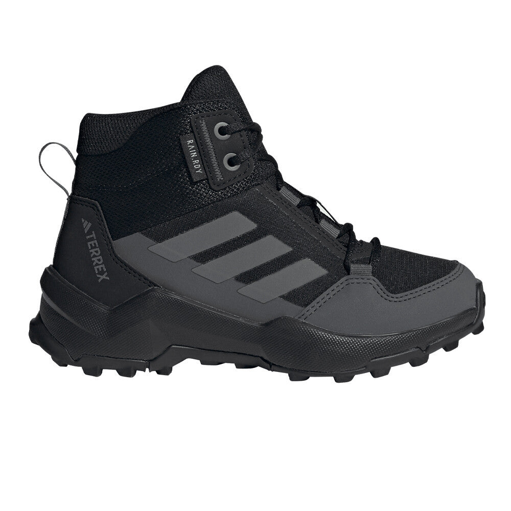 adidas Junior Terrex Ax4R Mid Rain.Rdy Trainers - Core Black/Grey Four/Grey Six