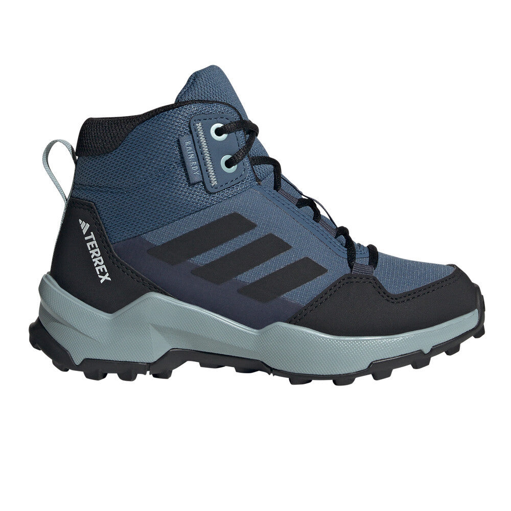 adidas Junior Terrex Ax4R Mid Rain.Rdy Trainers - Wonder Steel/Core Black/Magic Grey