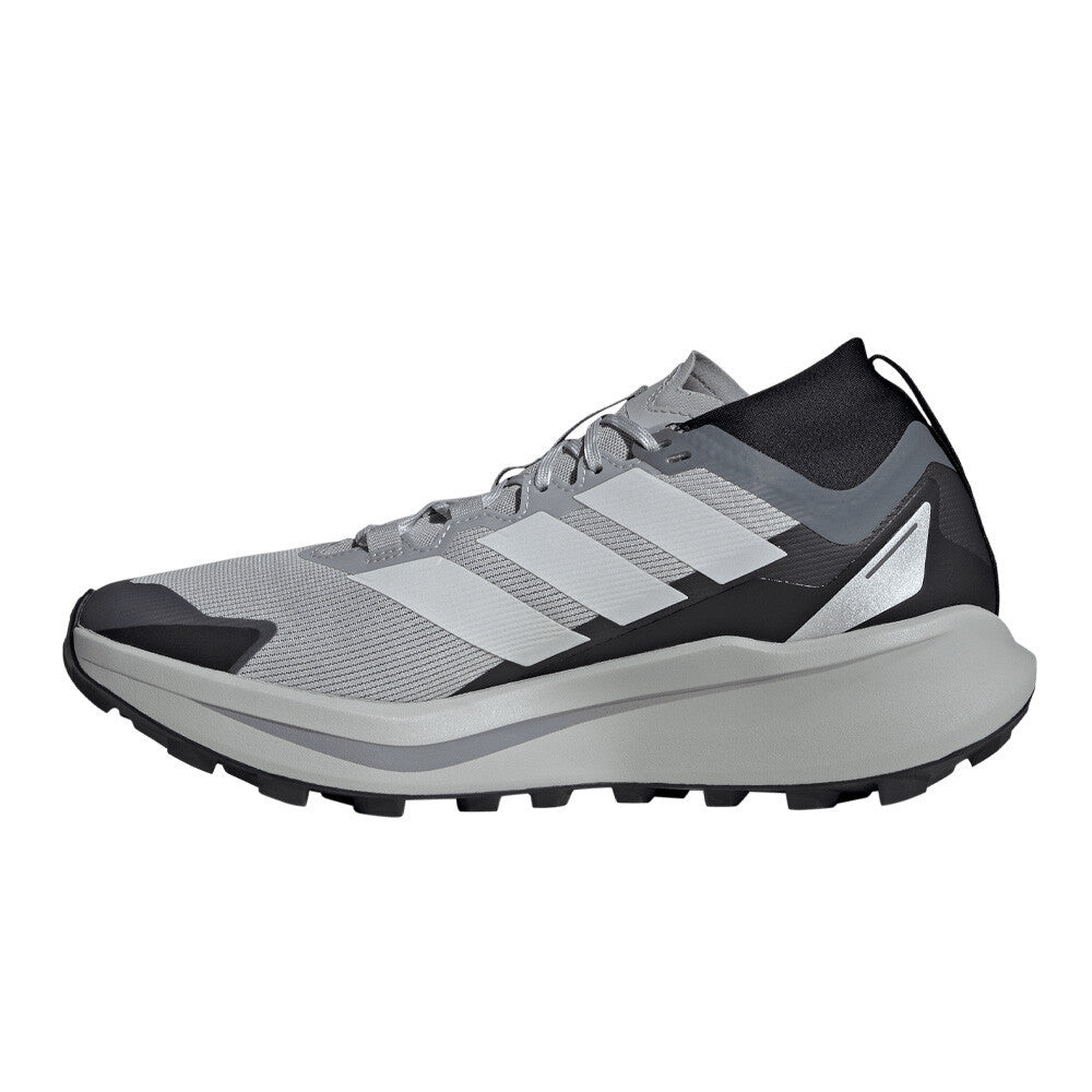 adidas Terrex Agravic GORE-TEX Men's Trail Running Shoes - Grey/Cloud White/Core Black