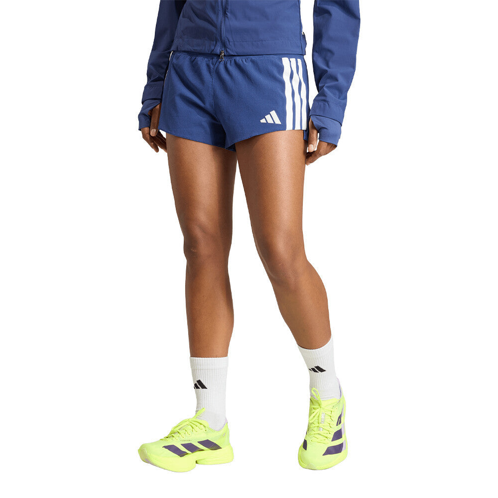 adidas Adizero Gel Pocket Women's Running Shorts - Tech Indigo