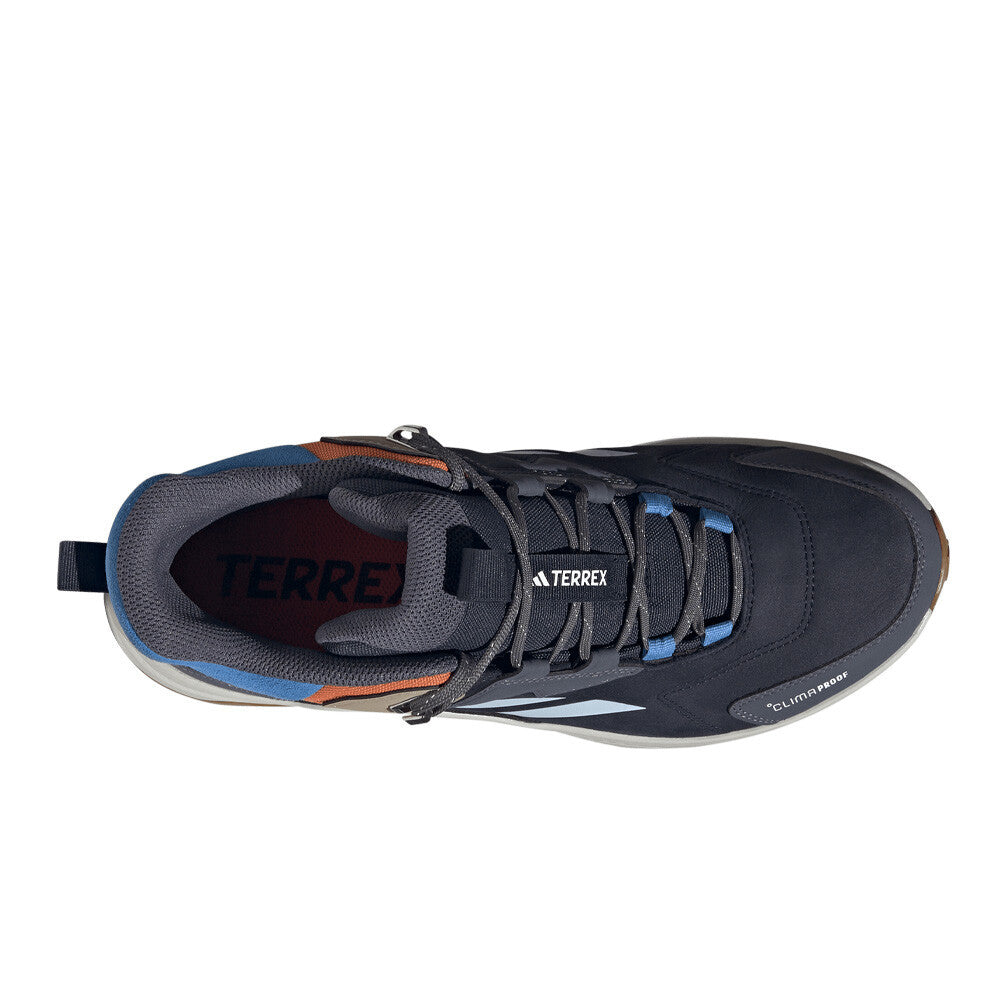 adidas Terrex Anylander Mid Leather Waterproof Men's Walking Boots - Legend Ink/Crystal Sky/Aurora Onix