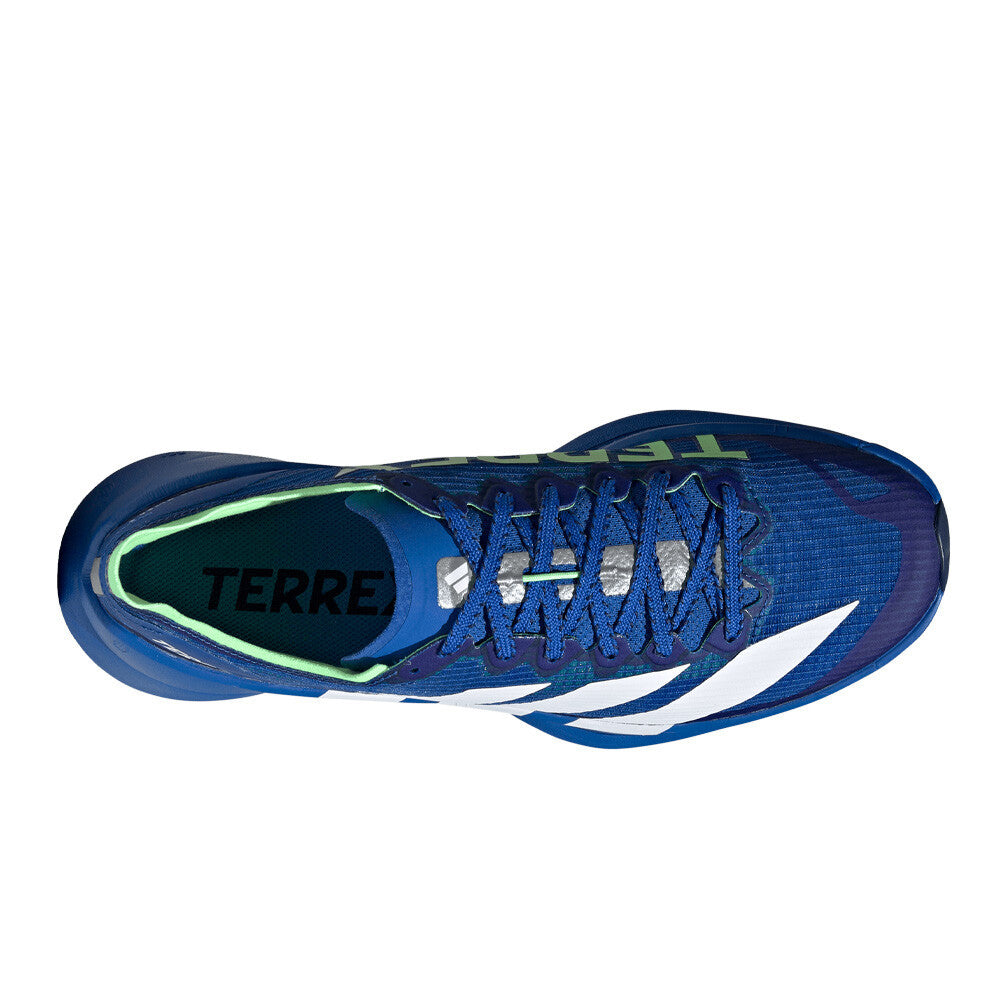 adidas Terrex Agravic Speed Ultra 2 Men's Trail Running Shoes - Blue/Cloud White/Lime Burst