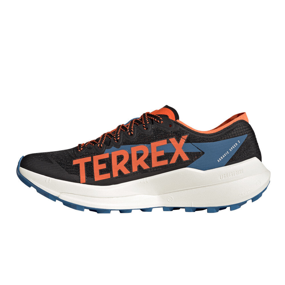 adidas Terrex Agravic Speed 2 Men's Trail Running Shoes - Core Black/Carbon/Ray Bue