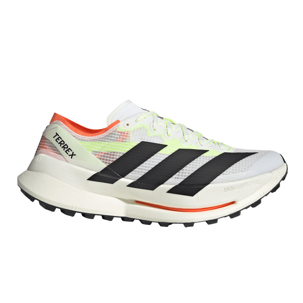 adidas Terrex Agravic Speed Ultra 2 Men's Trail Running Shoes - Cloud White/Core Black/Semi Impact Orange