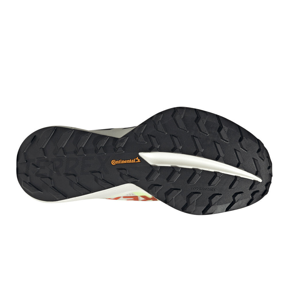 adidas Terrex Agravic Speed Ultra 2 Men's Trail Running Shoes - Cloud White/Core Black/Semi Impact Orange