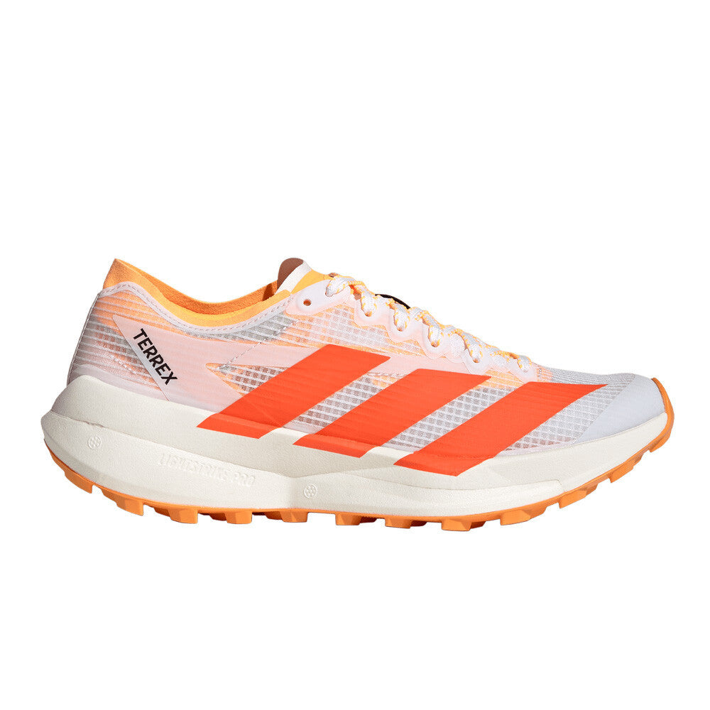 adidas Terrex Agravic Speed 2 Women's Trail Running Shoes - Cloud White/Impact Orange/Lucid Tangerine