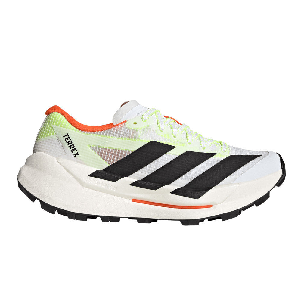 adidas Terrex Agravic TT Women's Trail Running Shoes - Cloud White/Core Black/Impact Orange