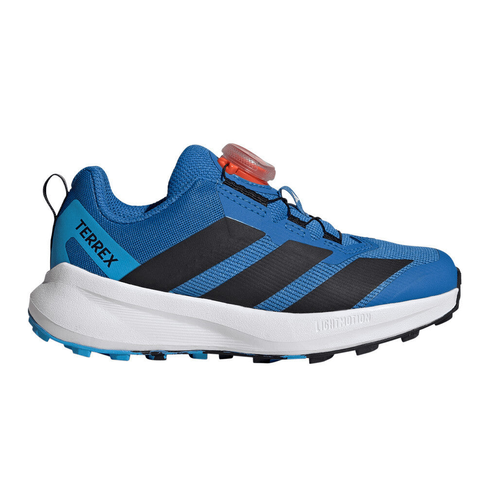 adidas Junior Terrex Agravic BOA Running Shoes - Semi Impact Orange/Ray Blue/Core Black