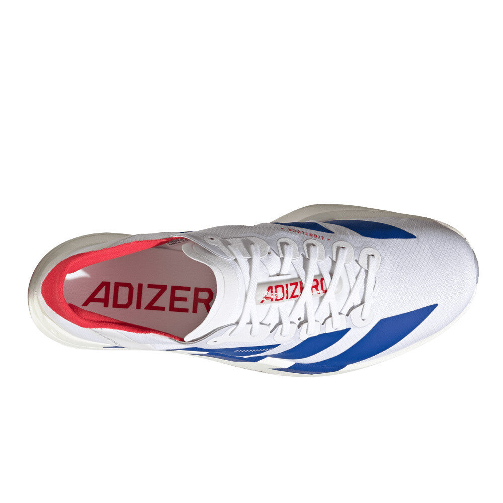 adidas Adizero Adios Pro 4 Men's Running Shoes - Cloud White/Team Royal Blue/Pure Ruby