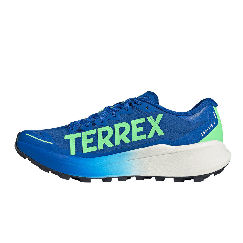 adidas Terrex Agravic 4 Men's Trail Running Shoes - Cloud White/Lime Burst