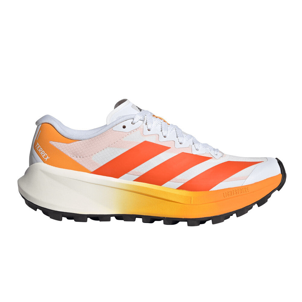adidas Terrex Agravic 4 Women's Trail Running Shoes - Cloud White/Impact Orange/Pure Tangerine