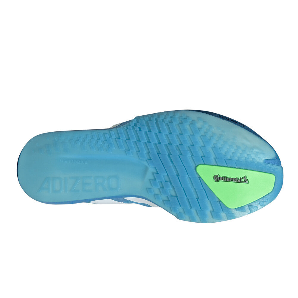 adidas Adizero Adios 9 Women's Running Shoes - Blue Burst/Cloud White/Lime Burst