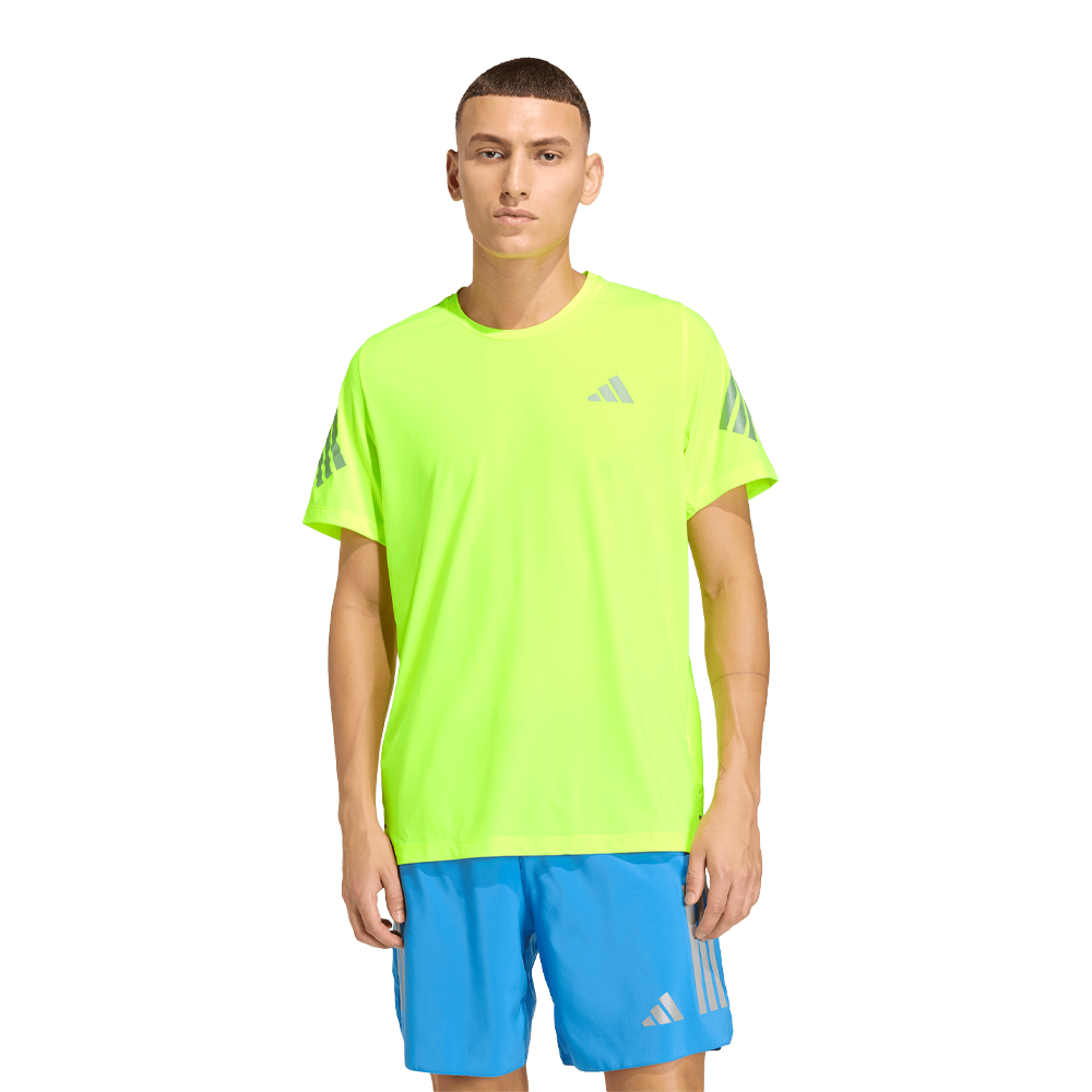 adidas ADI365 Climacool Iconic Men's Running T-Shirt - Solar Yellow