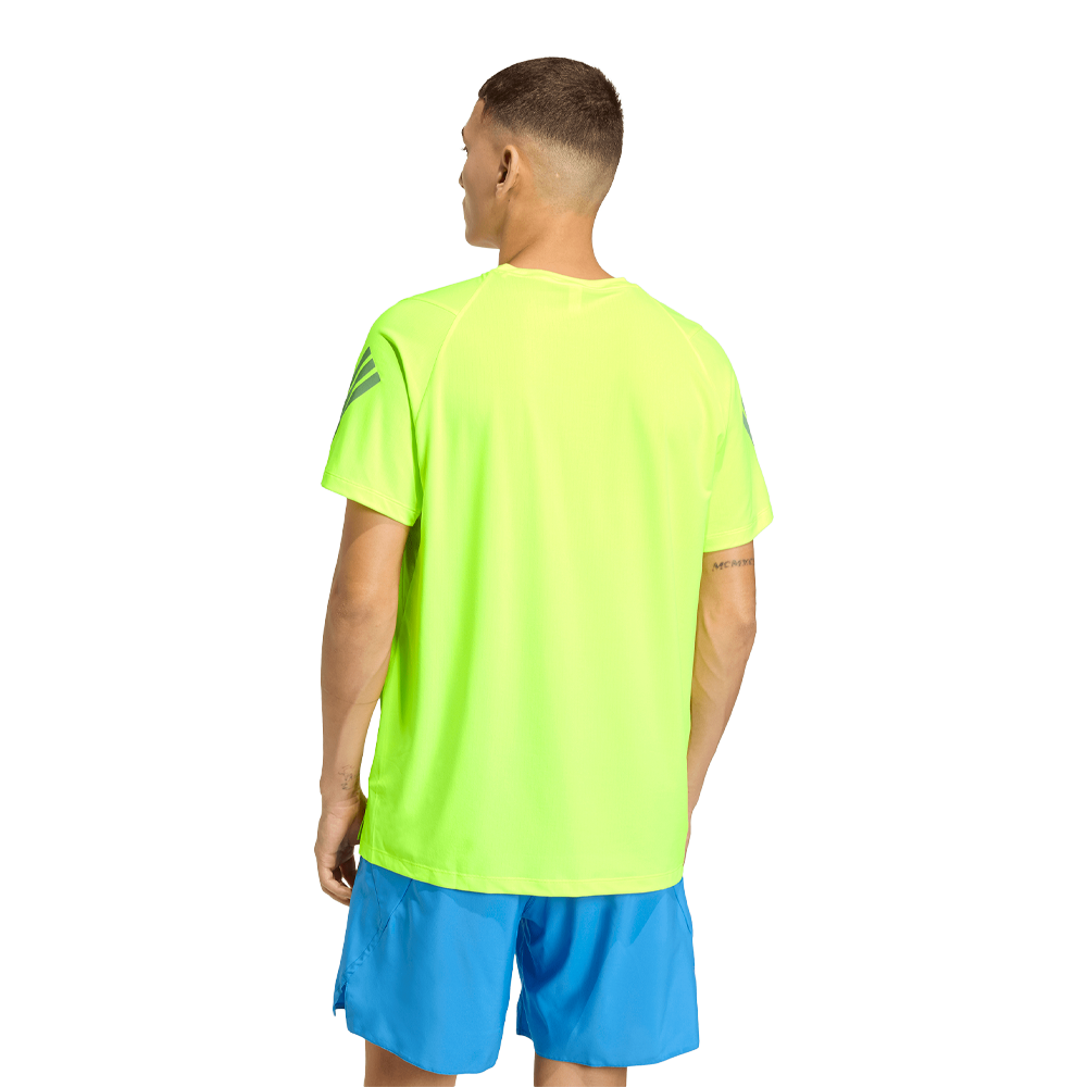 adidas ADI365 Climacool Iconic Men's Running T-Shirt - Solar Yellow