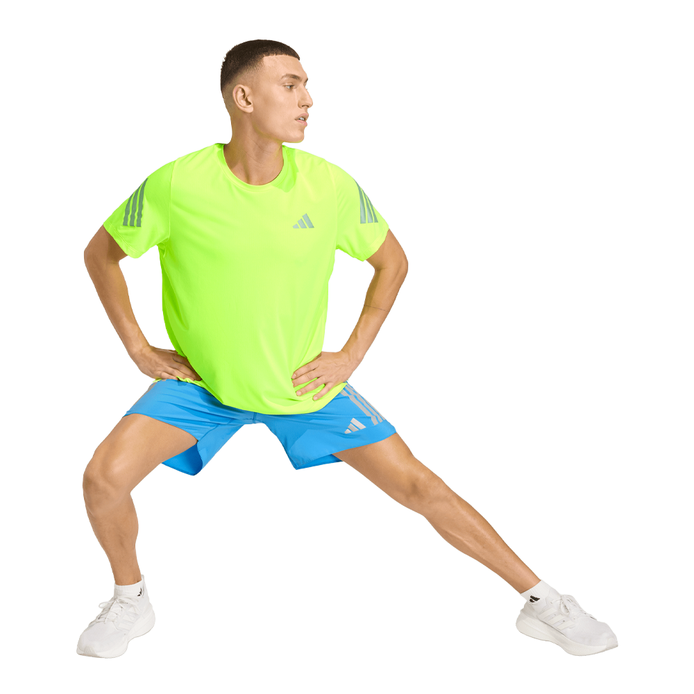 adidas ADI365 Climacool Iconic Men's Running T-Shirt - Solar Yellow