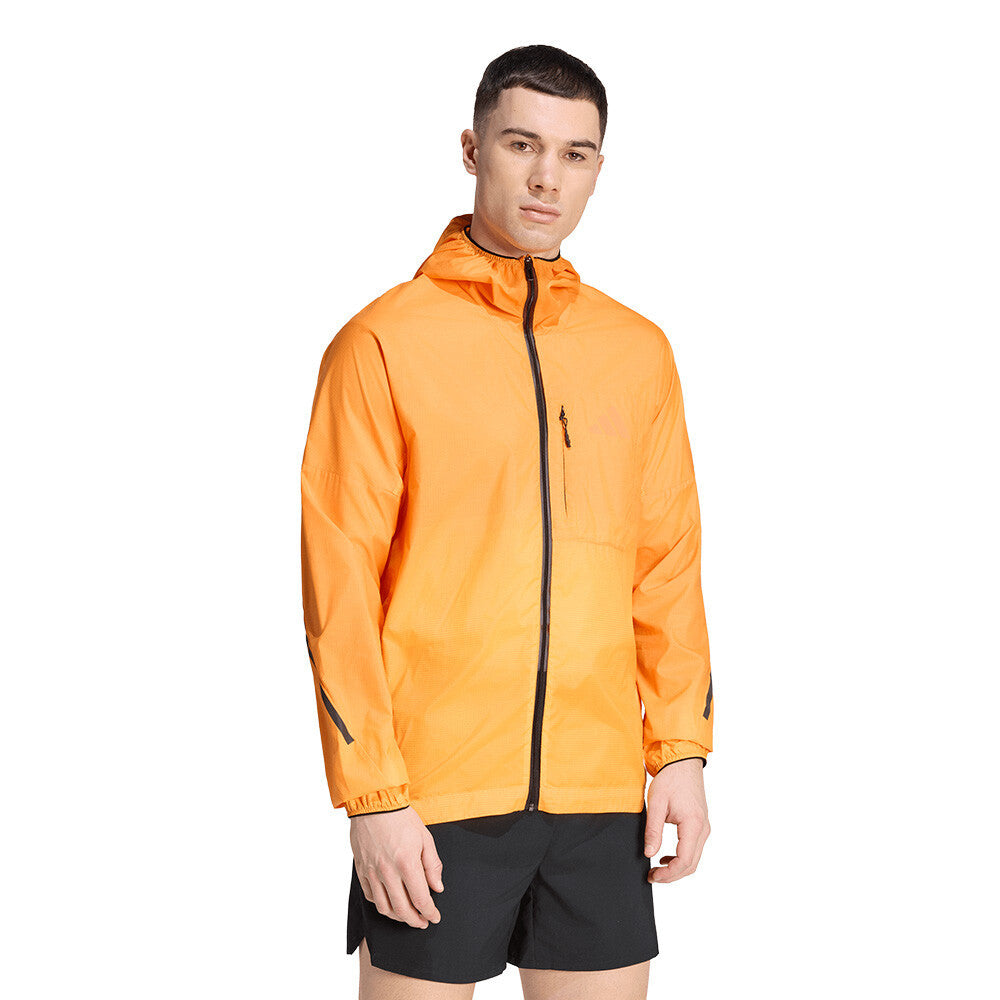 adidas Terrex Xperior Clima365 Light Windweave Men's Jacket - Semi Impact Orange/Pure Tangerine