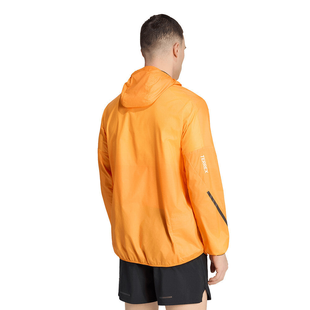 adidas Terrex Xperior Clima365 Light Windweave Men's Jacket - Semi Impact Orange/Pure Tangerine