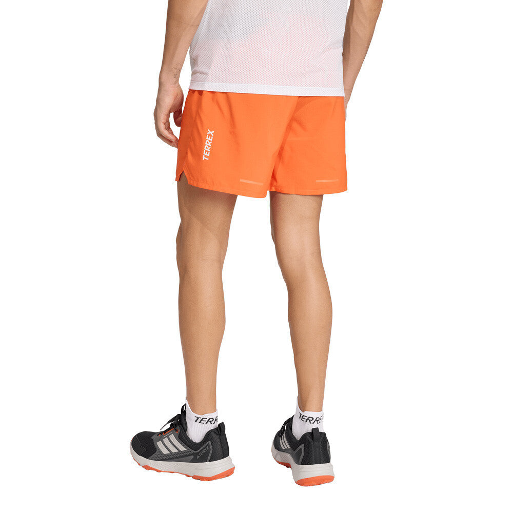 adidas Terrex Xperior Clima365 Men's Trail Running Shorts - Semi Impact Orange