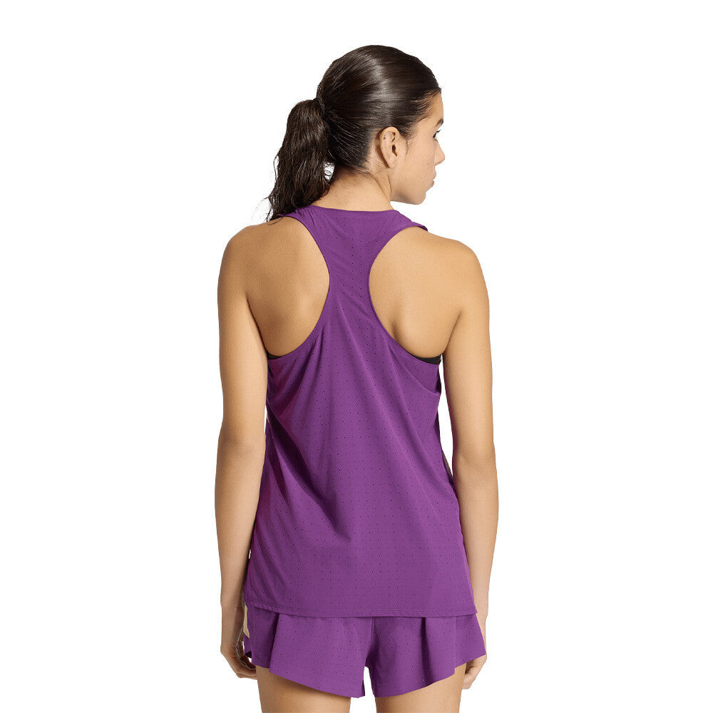 adidas Adizero Road to Records Women's Tank Top - Tribe Purple