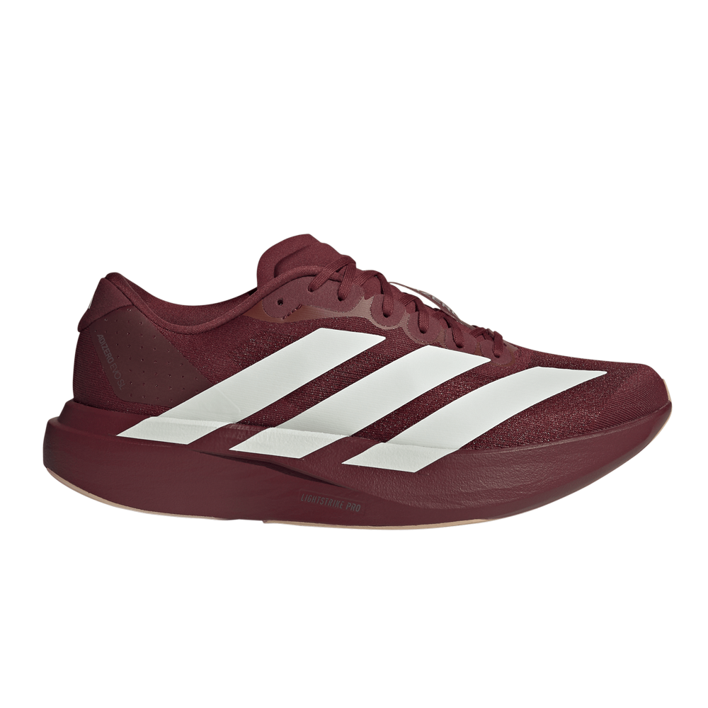 adidas Adizero Evo SL Men's Running Shoes - Shadow Red/Off White/Iron Metallic