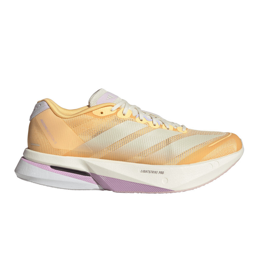 adidas Adizero Boston 13 Women's Running Shoes - Ice Tangerine/Ice Gold Metallic/Ice Lavender