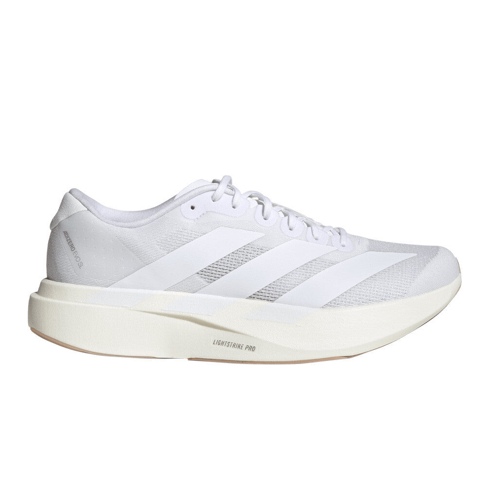 adidas Adizero Evo SL Men's Running Shoes - Cloud White/Warm Sandstone