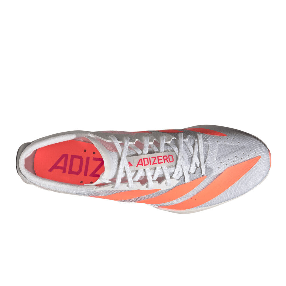 adidas Adizero Finesse Men's Running Spikes - Cloud White/Lucid Orange/Lucid Red