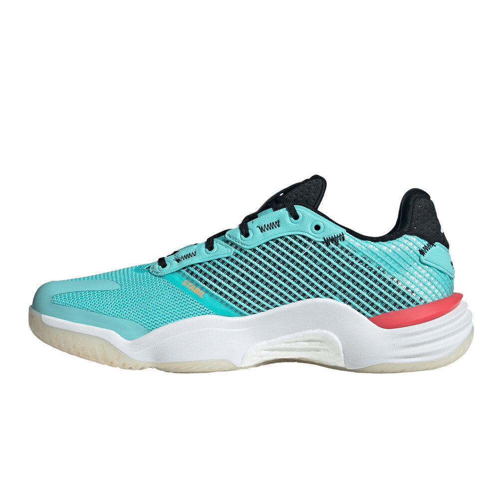 adidas Stabil 16 Men's Indoor Court Shoes - Flash Aqua/Core Black/Semi Lucid Red