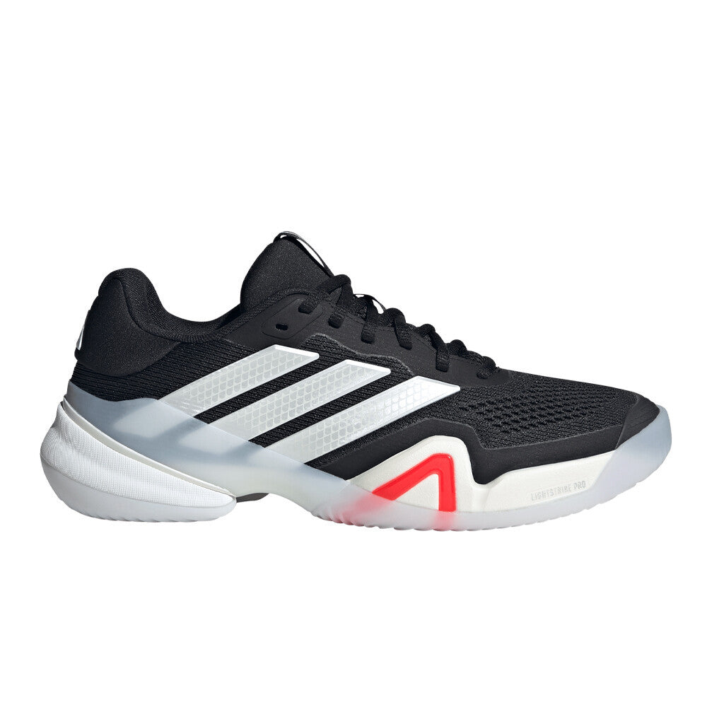 adidas Barricade 14 Men's Tennis Shoes - Core Black/Zero Metallic/Lucid Red