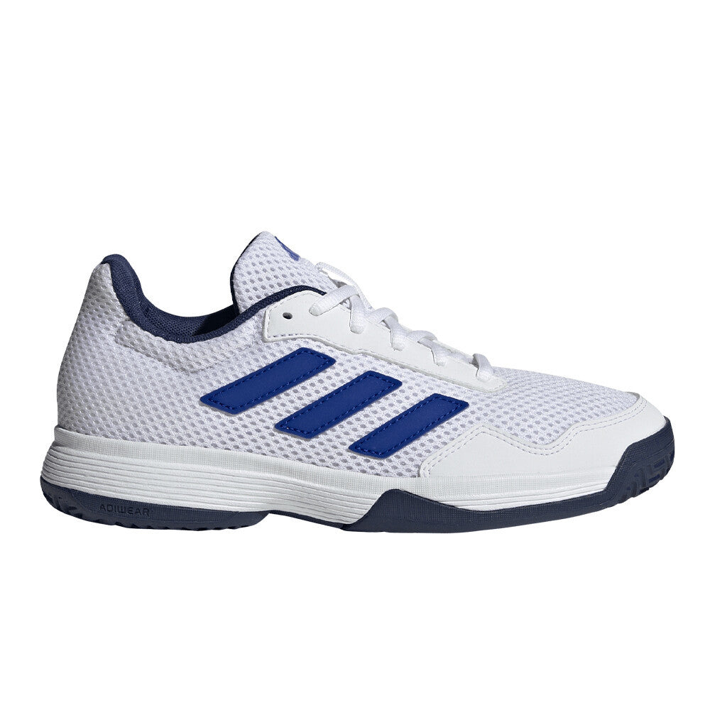 adidas Junior Gamespec Trainers - Cloud White/Lucid Blue/Dark Blue