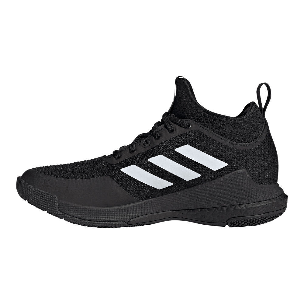 adidas Crazyflight Men's Mid Indoor Court Shoes - Core Black/Cloud White/Carbon