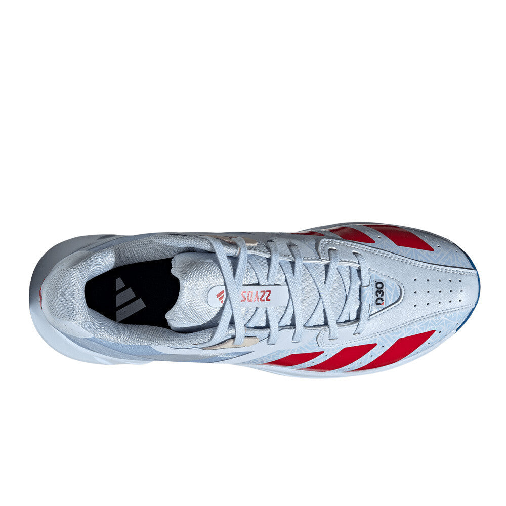 adidas 22YDS Incurza Men's Cricket Spikes - Crystal Sky/Pure Ruby/Bright Royal