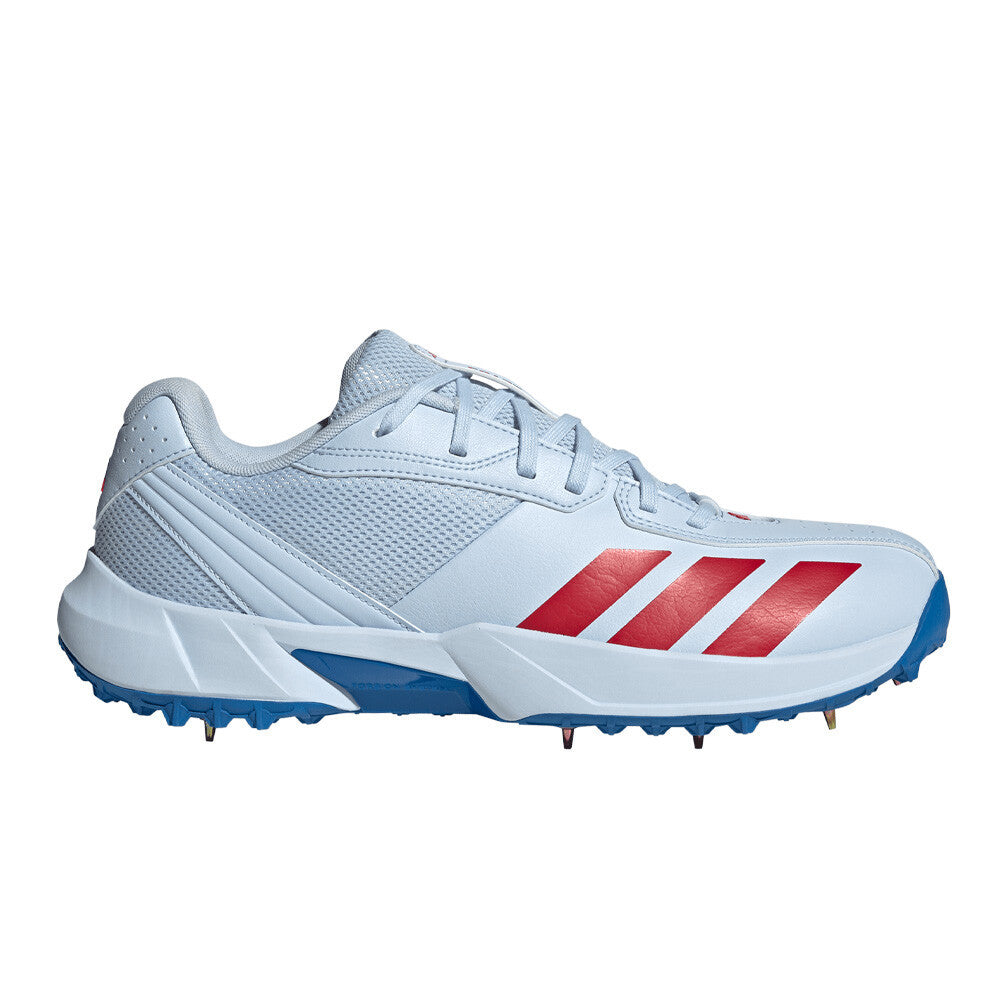 adidas 22YDs Men's Cricket Spikes - Crystal Sky/Pure Ruby/Bright Royal