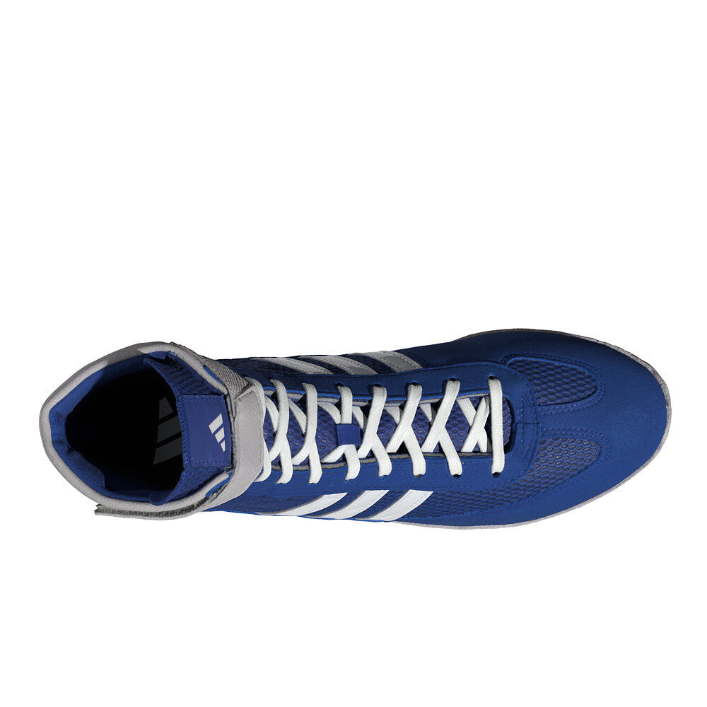 adidas Combat Speed 4 Men's Wrestling Boots - Royal Blue/Cloud White/Grey