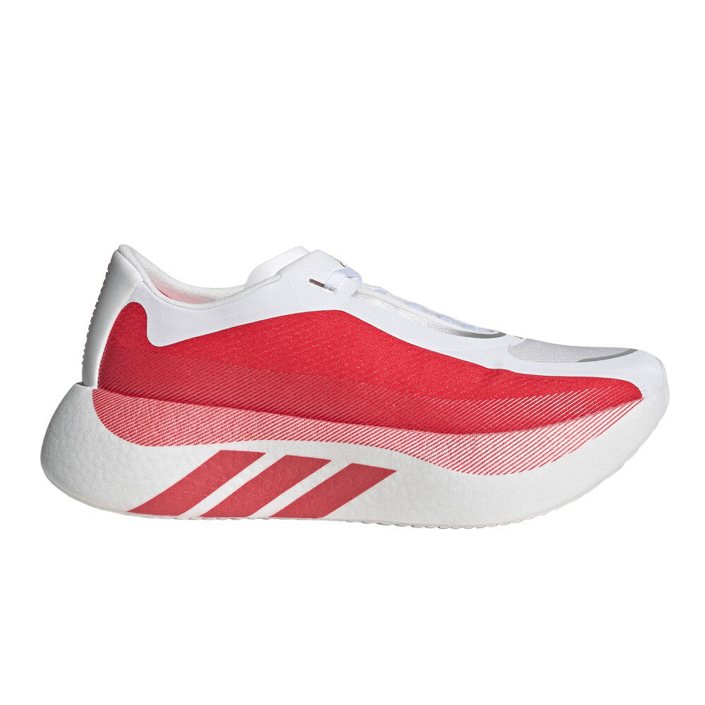 adidas Hyperboost Edge Men's Running Shoes - Cloud White/Pure Ruby/Zero Metallic