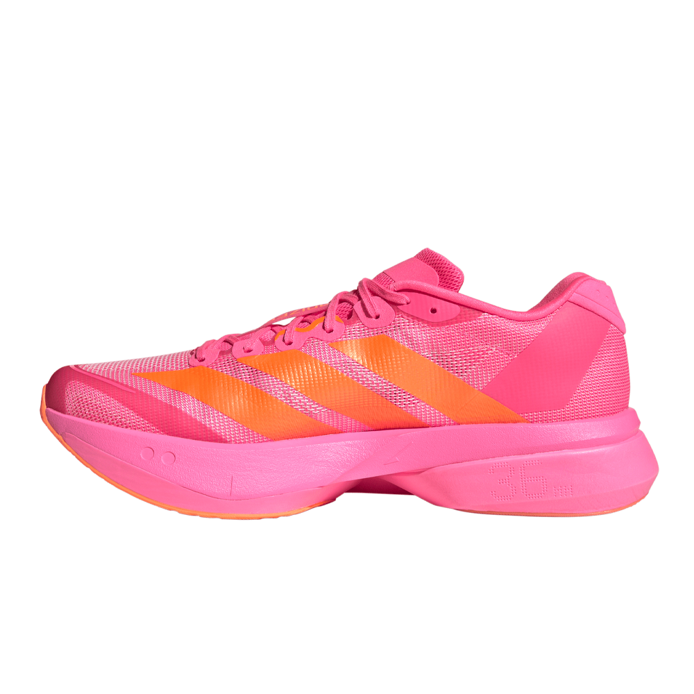 adidas Adizero Boston 13 Men's Running Shoes - Lucid Pink/Lucid Orange/Iron Metallic