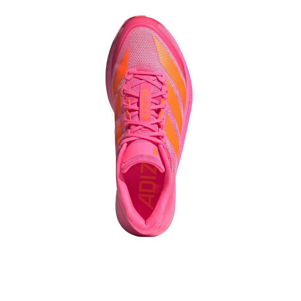 adidas Adizero Boston 13 Men's Running Shoes - Lucid Pink/Lucid Orange/Iron Metallic