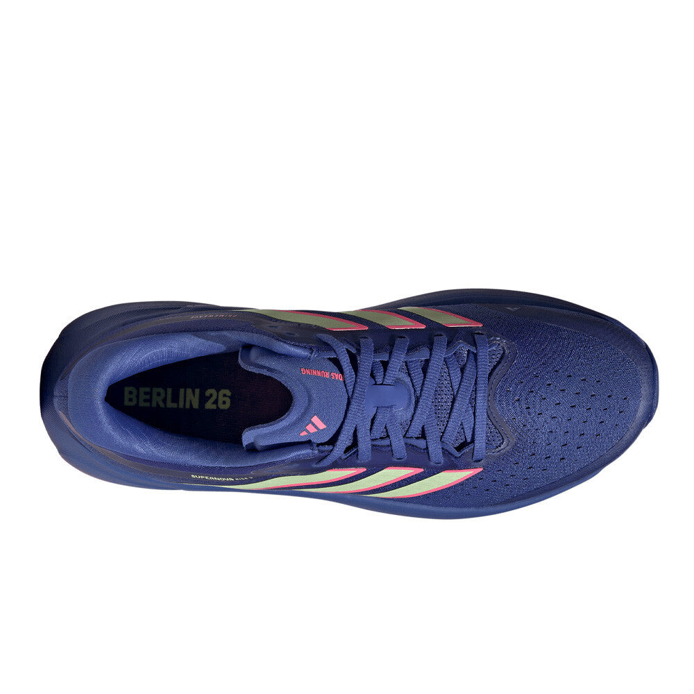 adidas Supernova Rise 3 Berlin Marathon Men's Running Shoes - Dual Indigo/Frozen Lemon/Solar Turbo