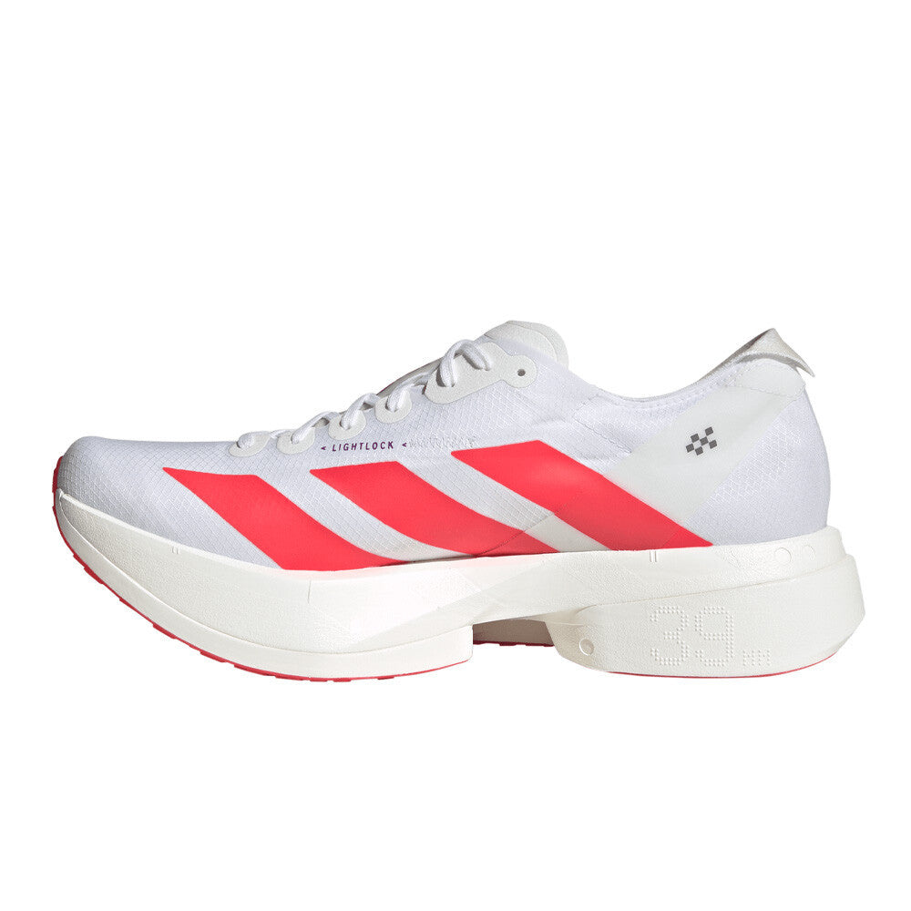adidas Adizero Adios Pro 4 Men's Running Shoes - Cloud White/Lucid Red/Shock Purple