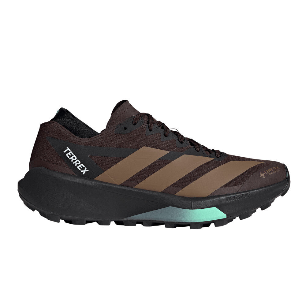 adidas Terrex Agravic GORE-TEX 2 Men's Trail Running Shoes - Aurora Coffee/Core Black/Pulse Mint