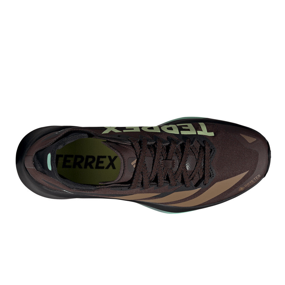 adidas Terrex Agravic GORE-TEX 2 Men's Trail Running Shoes - Aurora Coffee/Core Black/Pulse Mint