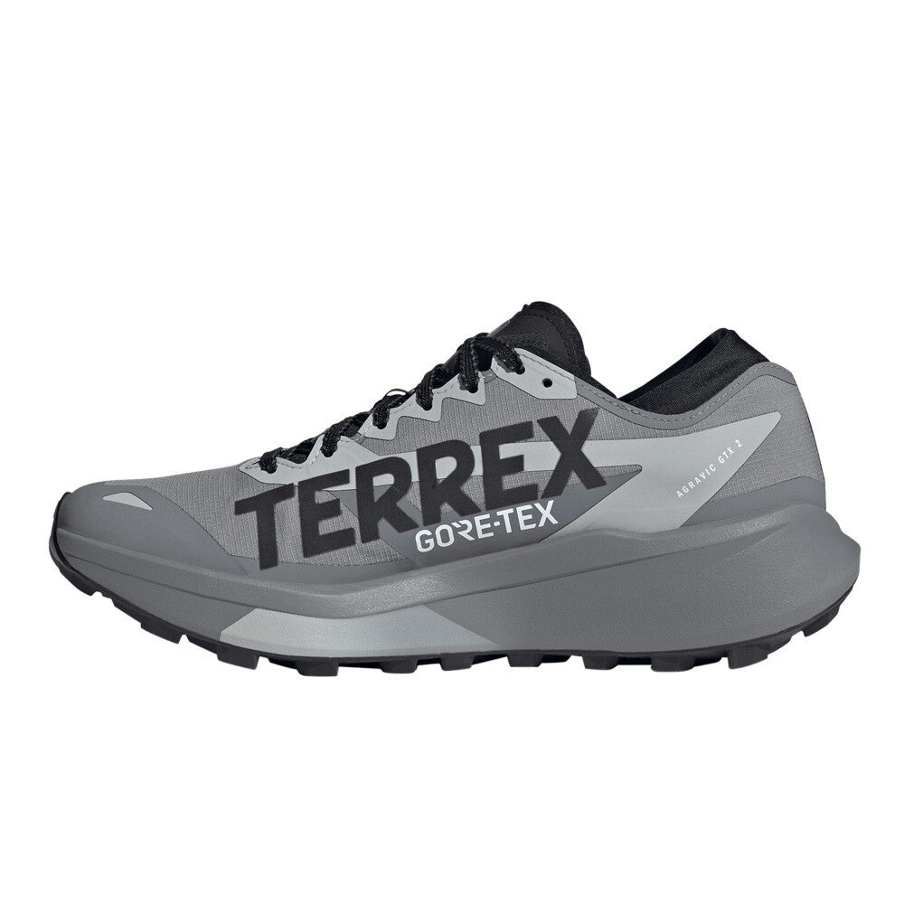 adidas Terrex Agravic GORE-TEX 2 Men's Trail Running Shoes - Grey Three/Core Black/Semi Impact Orange