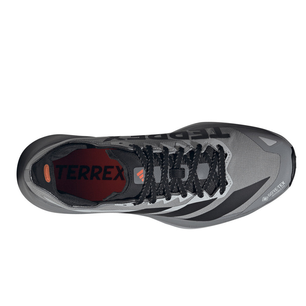 adidas Terrex Agravic GORE-TEX 2 Men's Trail Running Shoes - Grey Three/Core Black/Semi Impact Orange